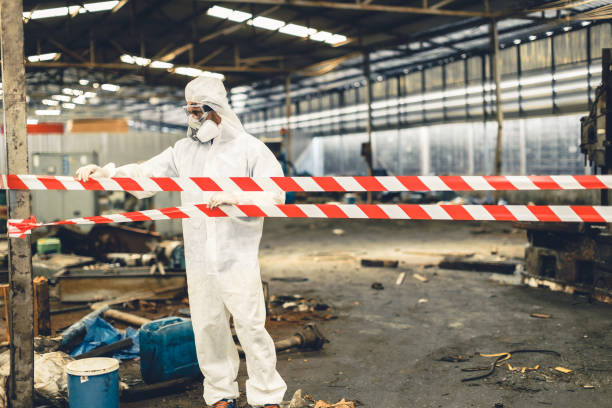 Professional Unattended Death Cleanup technician working in Lavallette, NJ